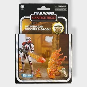 Hasbro Star Wars Vintage Collection Incinerator Trooper and Grogu Deluxe Figure